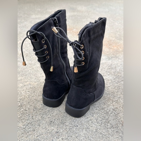 Infant toddler Knee High long boots with zipper - Picture 3 of 5